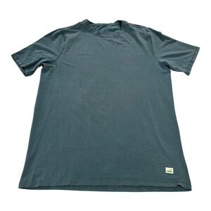 Vuori Short Sleeve Crew Neck T Shirt Men’s L Blue-ish Gray